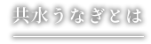 共水うなぎとは